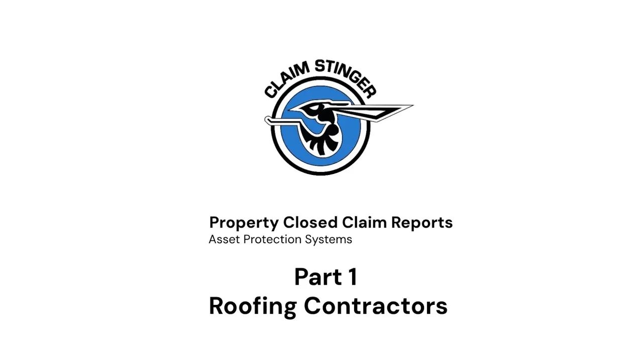 3. Property Closed Claim Report playlist thumbnail